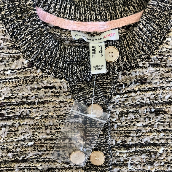 Preppy Blair Waldorf Grey and White Cardigan - Picture 4 of 6